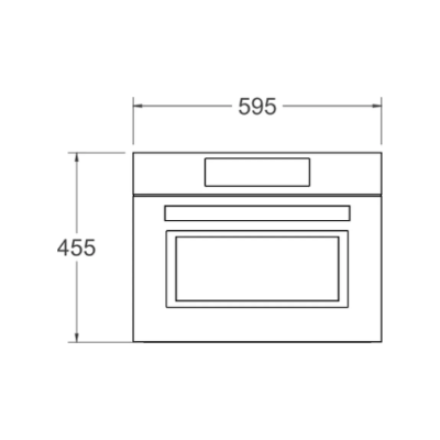 Four à micro-ondes encastrable Bertazzoni fpro4077mtx3, hauteur 45 cm, acier inoxydable