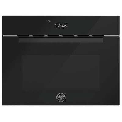 Four à micro-ondes encastrable Bertazzoni fmod4077mtb3, hauteur 45 cm, verre noir