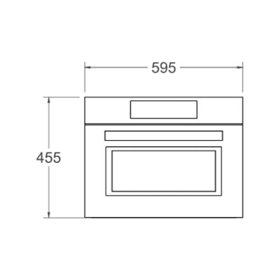 Bertazzoni fmod4077mtb3 wbudowany piekarnik mikrofalowy, 45 cm wysokości, czarne szkło