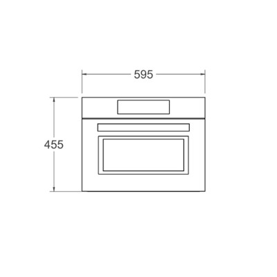 Bertazzoni fher4077mtag3 45 cm elfenbein-goldener Kombi-Mikrowellenofen