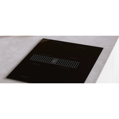 Plaque à induction Bertazzoni p604ich30np avec hotte intégrée 60 cm noire