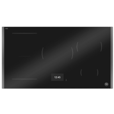 Bertazzoni P905I1M37CT 90 cm Induktionskochfeld mit Carbonrahmen
