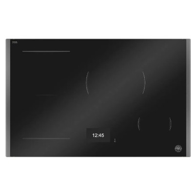 Placa de inducción Betazzoni p784i1m37ct de 80 cm con marco de carbono.