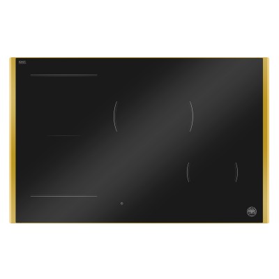 Płyta indukcyjna Bertazzoni p784i1m30gp 82cm ze złotą ramką