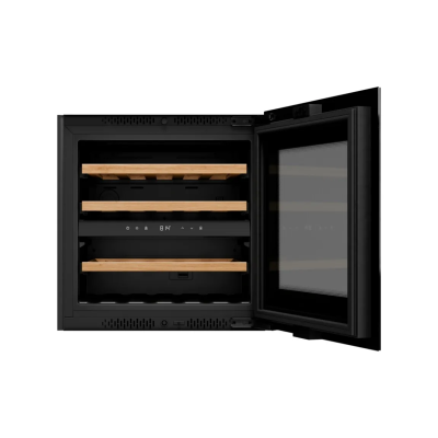 Bertazzoni RWC60B4DNRP 60 cm Einbau-Weinkühlschrank mit schwarzem Glas