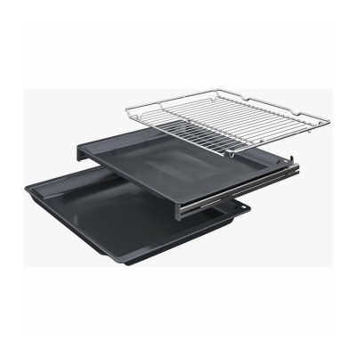 Siemens hb976gkb1 iQ700 60cm built-in pyrolytic oven, black, SL