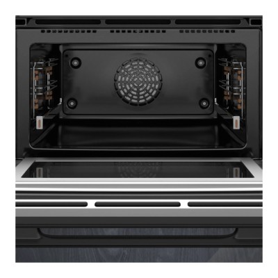 Horno microondas pirolítico empotrable Siemens cm978gnb1 iQ700, 45 cm de altura, negro SL