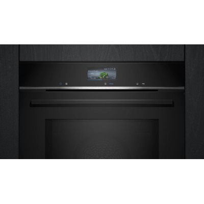 Siemens hm736g1b1 iQ700 60cm built-in microwave combination oven, black