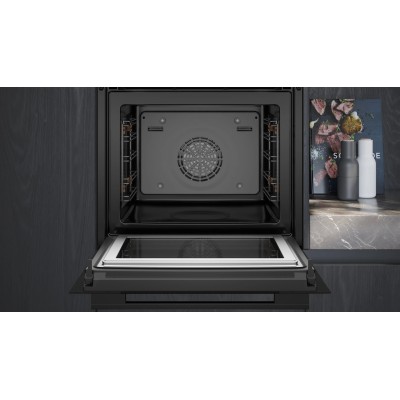 Siemens hm736g1b1 iQ700 60cm built-in microwave combination oven, black