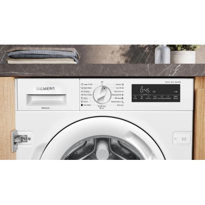 Lave-linge intégrable Siemens iQ700 (WI14W542EU), 60 cm, 8 kg