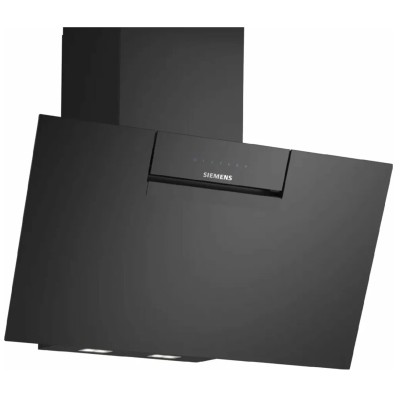 Siemens lc87kfn60 iQ300 cappa inclinata a parete 80 cm vetro nero