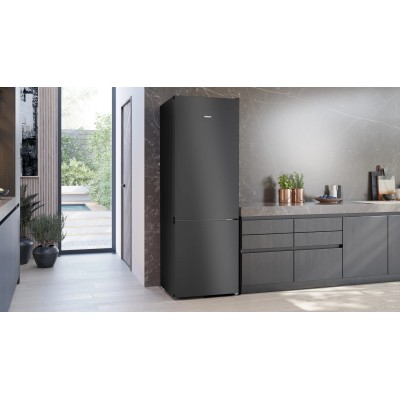 Frigorífico-congelador independiente Siemens kg49nvxdg iQ300 de 70 cm, de acero inoxidable negro.