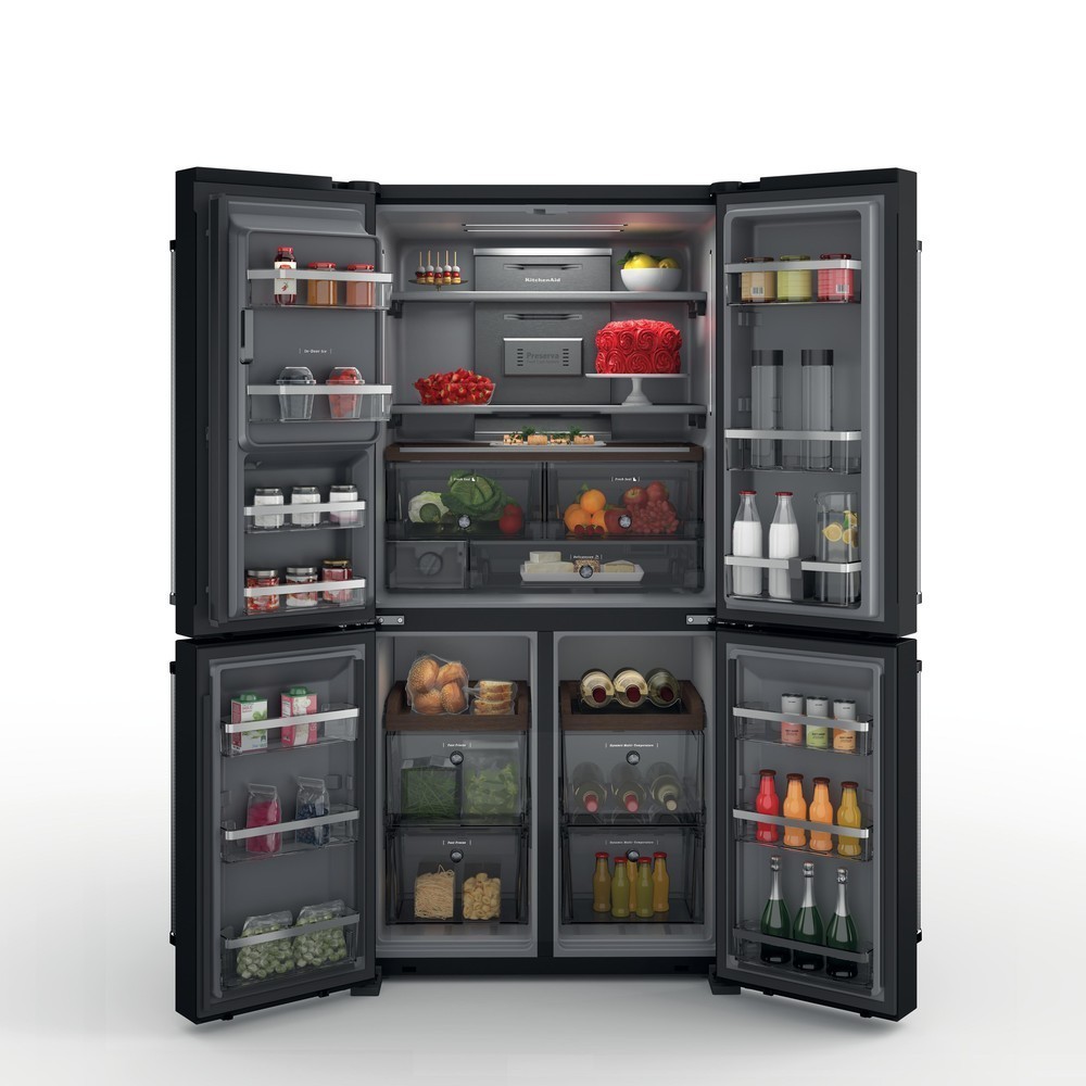 Kitchenaid KCQBX 18900 Réfrigérateur 4 Bonne installation gratuite d'Inox  noir