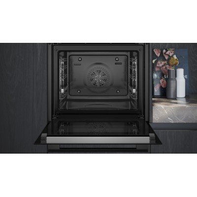 Siemens hb278geb7f iQ500 60cm built-in pyrolytic oven, black