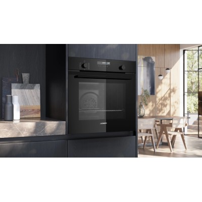 Siemens hb278geb7f iQ500 60cm built-in pyrolytic oven, black