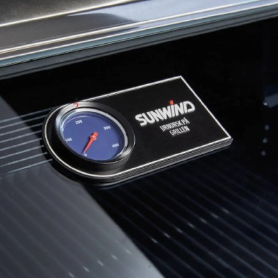Barbecue à gaz Sunwind Var 440534 160 cm en acier inoxydable