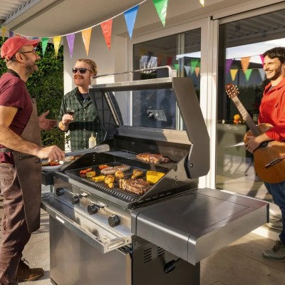 Sunwind Var 440534 160cm Edelstahl-Gasgrill