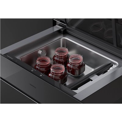 Gaggenau gv251100 cassetto sottovuoto 60 cm h 14 cm onyx