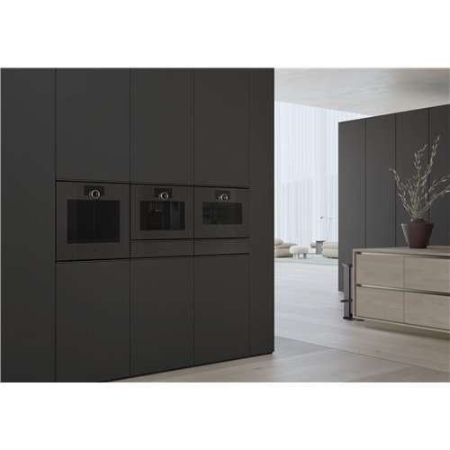 Gaggenau gv251100 cassetto sottovuoto 60 cm h 14 cm onyx