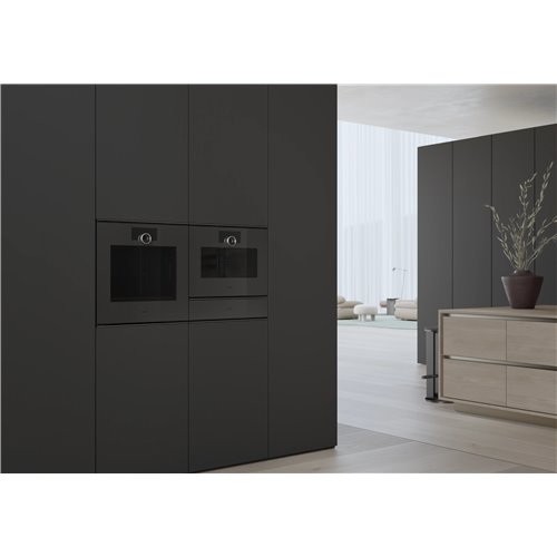 Gaggenau gw251100 cassetto scaldavivande 60 cm h 14 cm onyx
