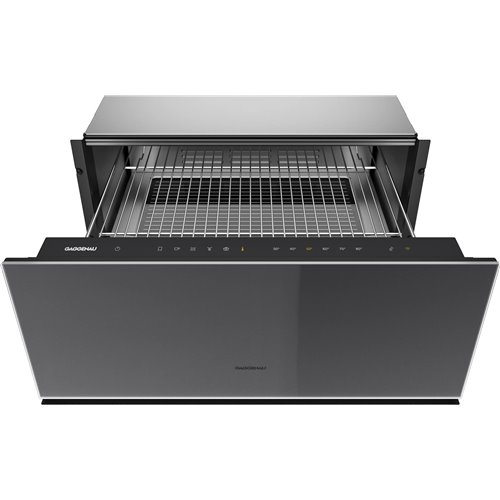 Gaggenau gw252100 cassetto scaldavivande 60 cm h 28 cm onyx