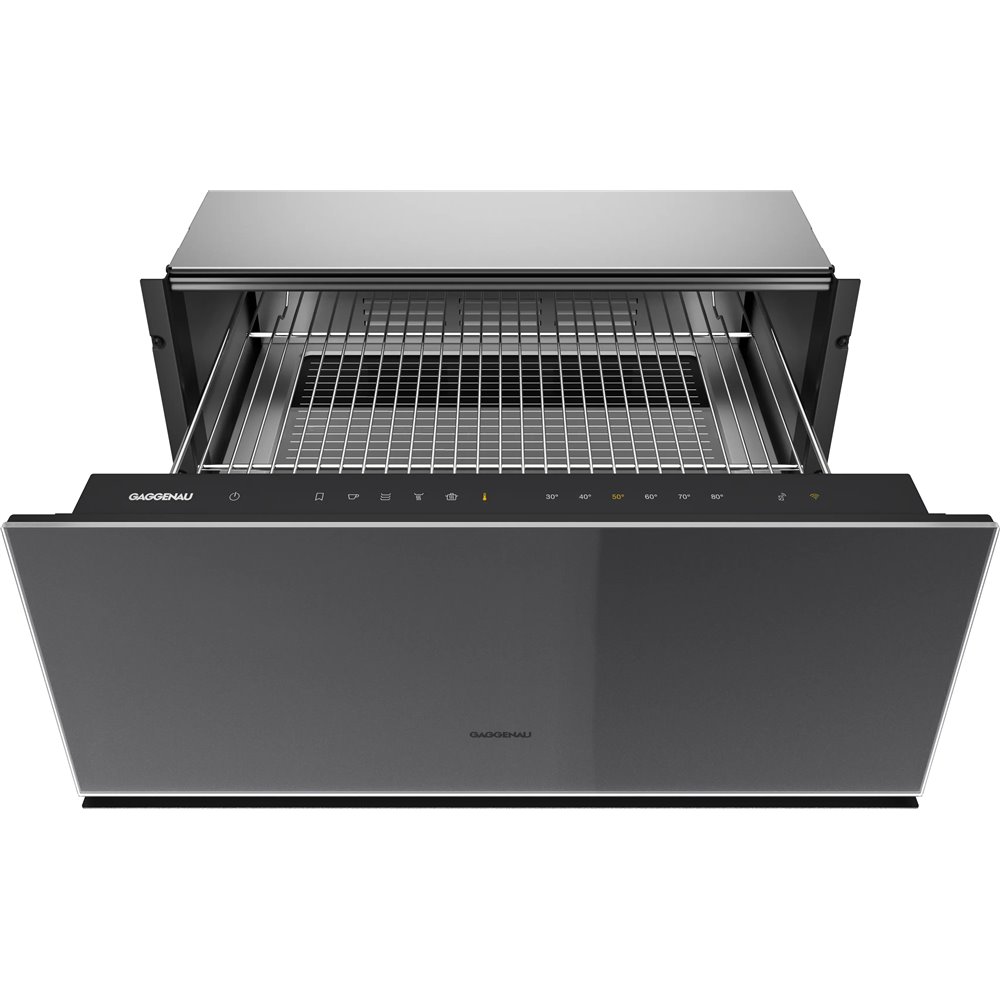 Gaggenau gw252100 cassetto scaldavivande 60 cm h 28 cm onyx