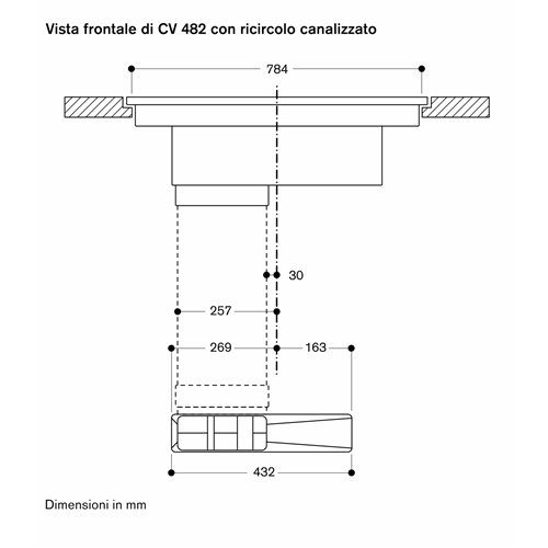 Gaggenau cv482105 piano cottura flex induction combi 400 80 cm
