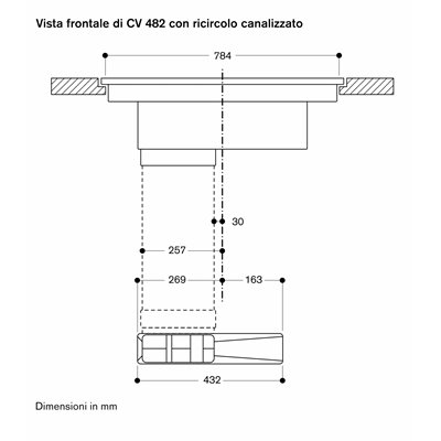 Gaggenau cv482105 piano cottura flex induction combi 400 80 cm