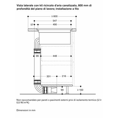Gaggenau cv482105 piano cottura flex induction combi 400 80 cm