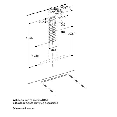 Gaggenau aw290110 centro di aspirazione 90 cm