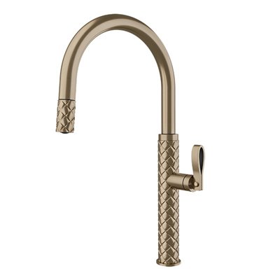 Mitigeur Gessi Pelle 60912 149 avec douchette extractible - Finox