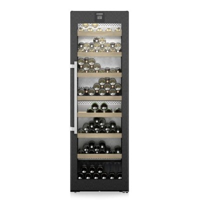 Liebherr WPBSI 5252 freistehender Weinkühlschrank, 59 cm hoch, 185 cm breit – schwarz