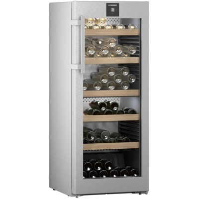 Piwniczka na wino wolnostojąca Liebherr WPSD 4652 59 cm wys. 145 cm - stal nierdzewna