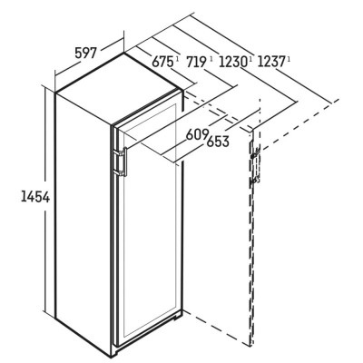 Liebherr WPSD 4652 freistehender Weinkühlschrank 59 cm H 145 cm - Edelstahl