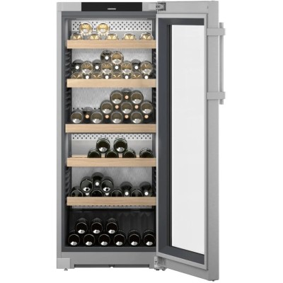 Liebherr WPSD 4652 freistehender Weinkühlschrank 59 cm H 145 cm - Edelstahl