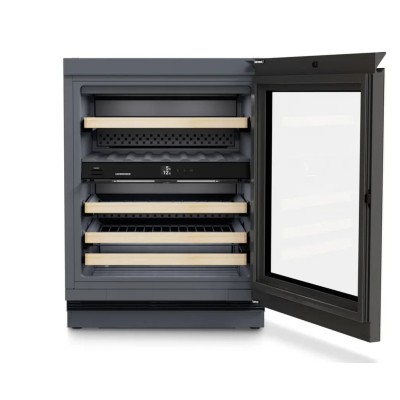 Liebherr uwgb 3632 wbudowana piwniczka na wino podblatowa, 82 cm wysokości, czarna
