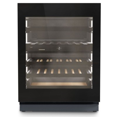 Liebherr uwgbi 3682 wbudowana piwniczka na wino podblatowa, 82 cm wysokości, czarna