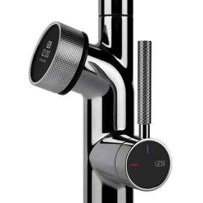 Mezclador digital Gessi Vita 60722 031 + unidad de filtro de agua caliente - cromado