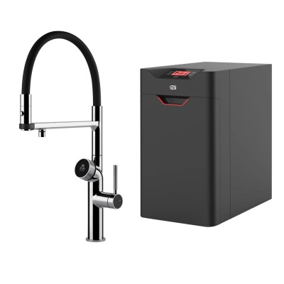 Mezclador digital Gessi Vita 60722 031 + unidad de filtro de agua caliente - cromado