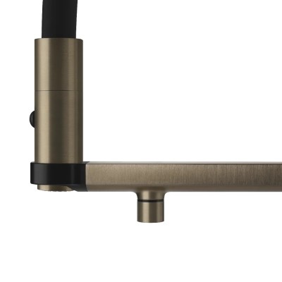 Mezclador digital Gessi Vita 60722 149 + unidad de filtro de agua fría y caliente - finox