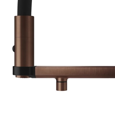 Mezclador digital Gessi Vita 60722 708 + unidad de filtro de agua fría y caliente - cobre