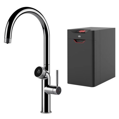 Mezclador digital Gessi Vita 60720 031 + unidad de filtro de agua caliente - cromado