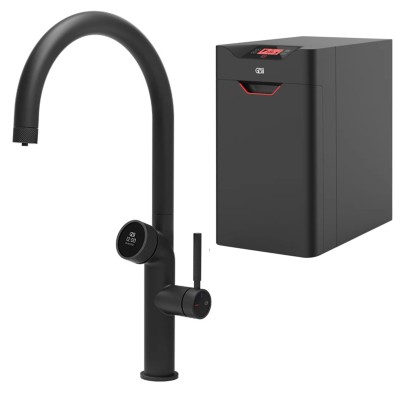 Mezclador digital Gessi Vita 60720 299 + unidad de filtro de agua caliente - negro mate