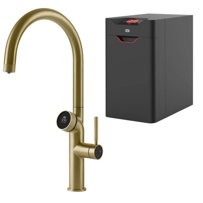 Mezclador digital Gessi Vita 60720 727 + unidad de filtro de agua caliente - latón