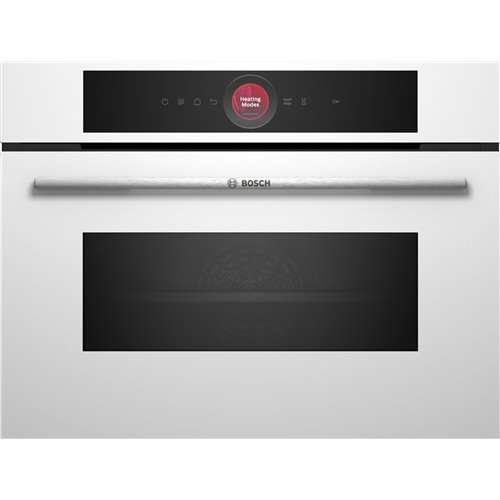 Bosch CMG7241W1 Forno compatto combinato con microonde da incasso Serie 8 60 x 45 cm Bianco