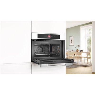 Bosch CMG7241W1 Forno compatto combinato con microonde da incasso Serie 8 60 x 45 cm Bianco