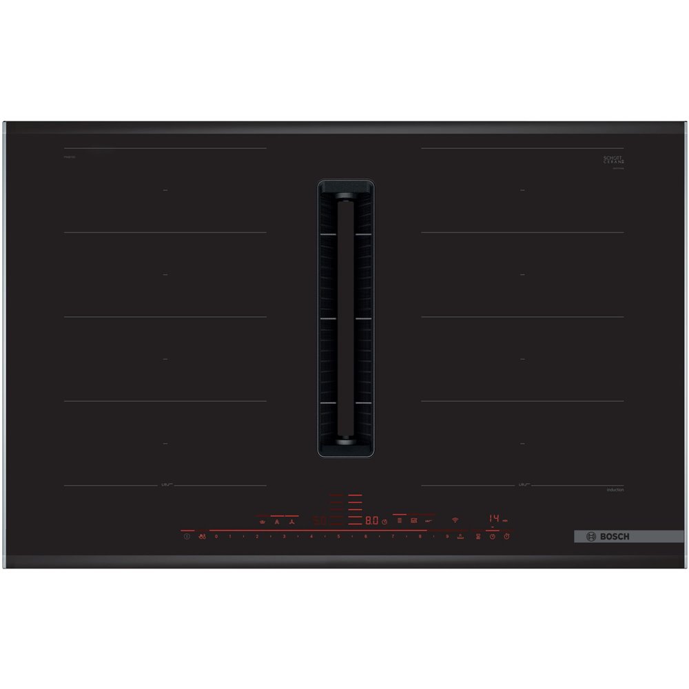 Bosch PXX875D67E Piano a induzione con cappa integrata Serie 8 80 cm con profili