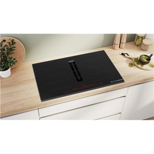 Bosch PXX875D67E Piano a induzione con cappa integrata Serie 8 80 cm con profili