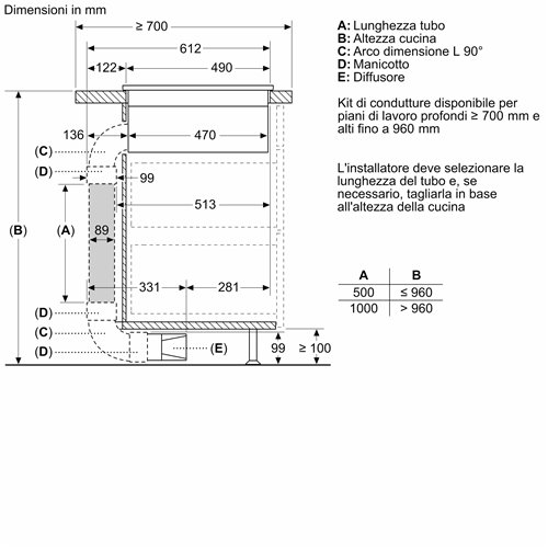 Bosch PXX875D67E Piano a induzione con cappa integrata Serie 8 80 cm con profili
