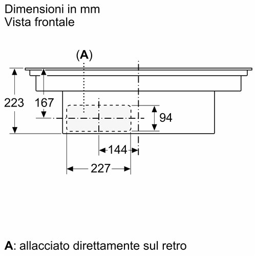 Bosch PXX875D67E Piano a induzione con cappa integrata Serie 8 80 cm con profili